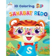 Gramedia Cirebon - OPREDO 3D COLORING REDO & FRIENDS - FRIENDS REDO