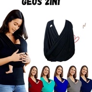 !! 9.9 2in1 Plain Geos Plain Carrier + Kangaroo BABY Carrier Pocket BABY KHOWA BY-76-GB [CODE 84]