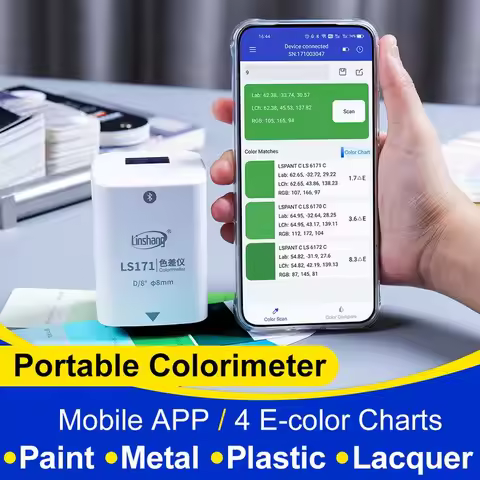 Digital Colorimeter Pantone Color Reader Portable Ncs Ral Cmyk Color Meter Rugged Colorimeters D/8 f