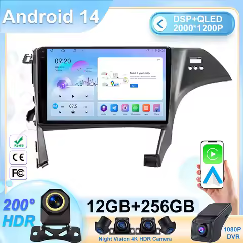 For Toyota Prius 3 XW30 2009 - 2015 Car Radio Right Hand Driver Screen Multimedia Player Navigation 