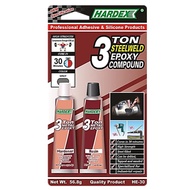 Hardex 3 Ton Epoxy Part A + Part B Steel Weld Metal Epoxy Compound