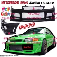 MITSUBISHI EVO3 EVO 3 FRONT BUMPER (KANSAI) + LIP Skirt / LANCER GSR WIRA PUTRA ARENA HKS EVO2 EVO1