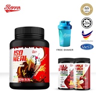 [ Local Ready Stocks + Halal Certified ] Berro Labs Iso Meal Replacement Whey Protein with Oat (2.5l