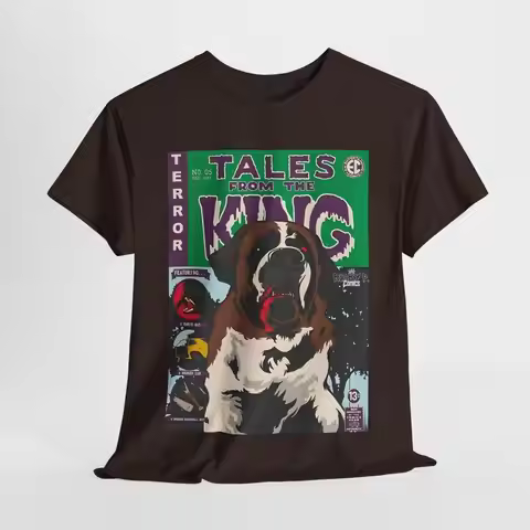 Cujo Movie Tales From Stephen King Horror Comic T Shirt Heavy Cotton