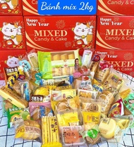 bánh mix đủ đài loan vị siêu hấp dẫn thùng 2kg