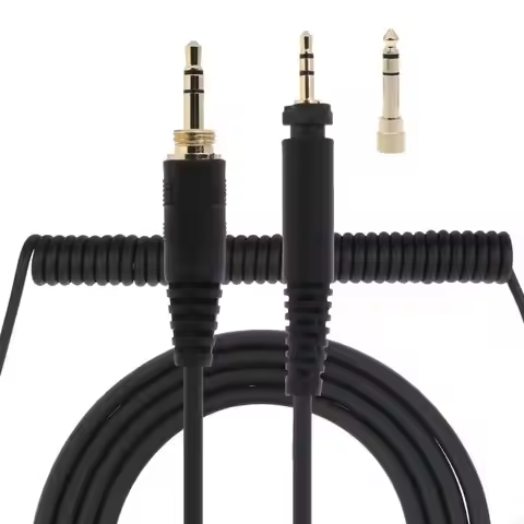 A2BD Durable Cord for Shure SRH440 Headphone PVC Cord Cable Accessroy