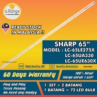 LC-65LE275X / LC-65UA330X / LC-65UE630X SHARP 65" LED TV BACKLIGHT(LAMPU TV) SHARP 65 INCH LED TV BA