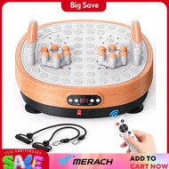 MERACH Vibration Plate Exercise Machine Vibration Plate Lymphatic Drainage Massager Whole Body Vibra