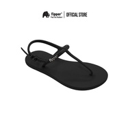 Fipper Strappy Rubber for Women in Black