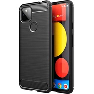 Soft Case Google Pixel 5a 5G - Casing Google Pixel 5a 5G - Armor Carbon TPU Case Google Pixel 5a 5G