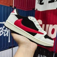 47 size New Travis Scott x  Air 1 AJ1 Low OG OFF-WHITE retro basketball shoes for men white black re