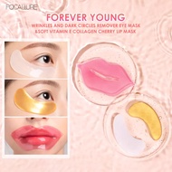 FOCALLURE Soft Collagen Cherry Lip Mask Skin Care Vitamin E Eye Mask