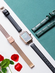 Small Green Watch Watch Strap For Men And Women Genuine Leather Belt Milan Steel Belt Substitute Dw King Tissot Casio Watch Chain