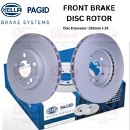 HELLA PAGID GERMANY FRONT DEPAN BRAKE DISC ROTOR MERCEDES W156 GLA180 GLA200 W176 A200 W246 B200