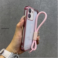 VIVO Y36 4G vivo y36 5g 2023 vivo y27s Y78 Y76 Y77 5G y72 Phone Case Shockproof New Color Pink Elect