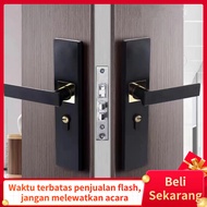 European Style Door Handle Door Lock Set Aluminum Complete Lockset Home Office Door Handle Door Lock