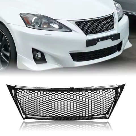 For Lexus IS250 IS350 2011-2013 Sedan 4-Door F Sport Front Grill Racing Grill Honeycomb Style Upper 