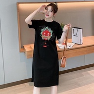 Q111 Korean Fashion Women's Skirt With A Collar 2 Colors Available (S-3XL)