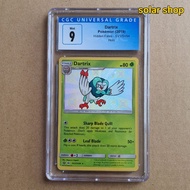 Pokemon TCG Hidden Fates Dartrix CGC 9 Slab Graded Card