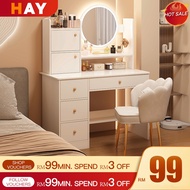 Dressing Table With LED Mirror Makeup Cosmetic Table Vanity Table Makeup Table Meja Solek Meja Makeu