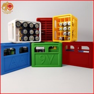 [RG1] AAA/AA/9V/CR2032/ Storage Box Staable Battery Organizer Decorative Battery Holder, Home, Offic