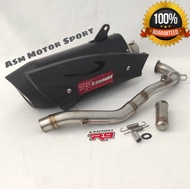 KNALPOT RACING R9 MISANO PCX 160 KNALPOT RACING R9 MISANO HONDA PCX 160 NEW 2021 FULLSYSYEM