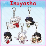 HK2 Inuyasha Anime Acrylic Keychain Student Backpack Pendant Bag Accessories HK2