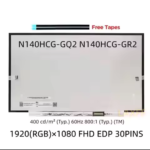 14.0 Laptop LCD Screen For Lenovo ThinkPad L14 P14s T14 T14s Gen1 Gen2 T490 T490s T495 T495s P43s NE