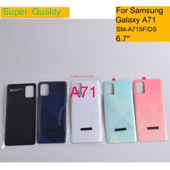 For Samsung Galaxy A71 Housing Battery Cover A71 A715 A715F Back Cover Case Rear Door Chassis Housin