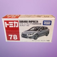 Tomica BX078 Subaru Impreza