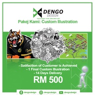 Custom Illustration Service / Doodles / 2D Isometric  SERVIS DESIGN SAHAJA
