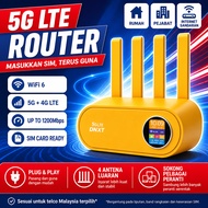 5G Router with SIM Card Slot 4G 5G WiFi 6 CPE Modem Up to 1200Mbps for Home Office Use