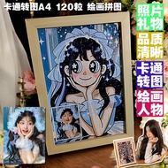 Brithday Gifts 生日 情侣礼物 照片转卡通定制拼图，创意生日礼物，结婚礼物，送男友女友礼物，520 礼物，生日礼物，特别定制礼物，七夕礼物，闺蜜礼物