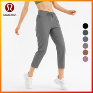 6 color Lululemon  casual pants women Yoga seamless jogging Fitness loose leisure pants y MM455