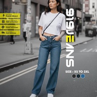 919 Jeans : Women's High Waisted Wide Leg Crop Jeans Denim