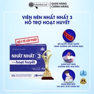 Viên Nén Hoạt Huyết - Nhất Nhất 3 Tăng Cường Lưu Thông Máu Giảm Mất Ngủ Chóng Mặt Đau Mỏi Vai gáy Tê