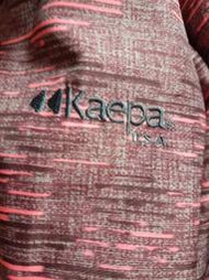 二手Kaepa L立領螢光粉深藍刷毛外套