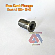 Bos drat flange baut 12 (m8 - m10)
