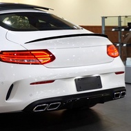 Sesuai untuk Mercedes-Benz C Coupe C205 C-Class Coupe 2015-2021 AMG Spoiler Pengubahsuaian Spoiler S