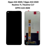 Oppo A32 / A33 2020 / A53 2020 / Realme 7i / Realme C17 LCD Display Digitizer Touch Screen Glass For