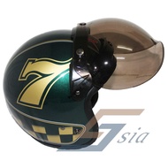 X-Dot G551 Helmet (Seafoam Green/Cafe Racer Gold)