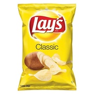 Camilan Makanan Ringan Snack Import Amerika Lays Potato Chips 184 Gr Varian Classic Sour Cream & Oni