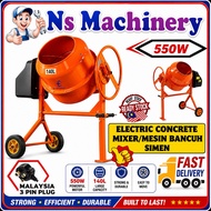 Electric Concrete Mixer/Mesin Bancuh Simen 140L/Electric Mini Mixer Concrete