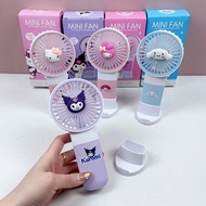 Quạt cầm tay Sanrio Hello Kitty 1 chiếc giá đỡ điện thoại di động'sáng tạo Kuromi Đồ trang trí để bà