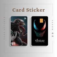 VENOM CARD STICKER - TNG CARD / NFC CARD / ATM CARD / ACCESS CARD / TOUCH N GO CARD / WATSON CARD