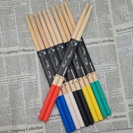 5A COLOR DRUM STICK/7A, 1 Pair Anti-Slip COLOR DRUM STICK 5A/7A STICK DRUM STICK