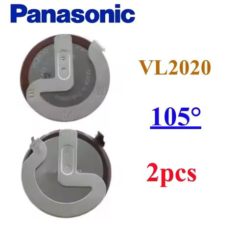 1-10PCS VL2020 Original Panasonic 2020 rechargeable lithium battery With Legs 105 degrees for car ke