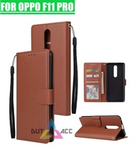 LEATHER CASE  UNTUK OPPO F11 PRO. FLIP  WALLET CASE KULIT OPPO F11 PRO. CASING DOMPET KULIT UNTUK  OPPO F11 PRO