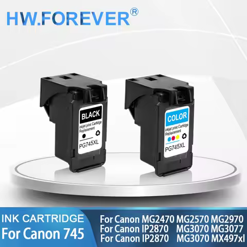 Third-Party For Canon 745 Compatible Ink Cartridge For Canon MG2470 MG2570 MG2970 IP2870 MG3070 MG30