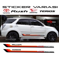 Sticker TOYOTA Rush Daihatsu Terios Terios Rush Car Accessories